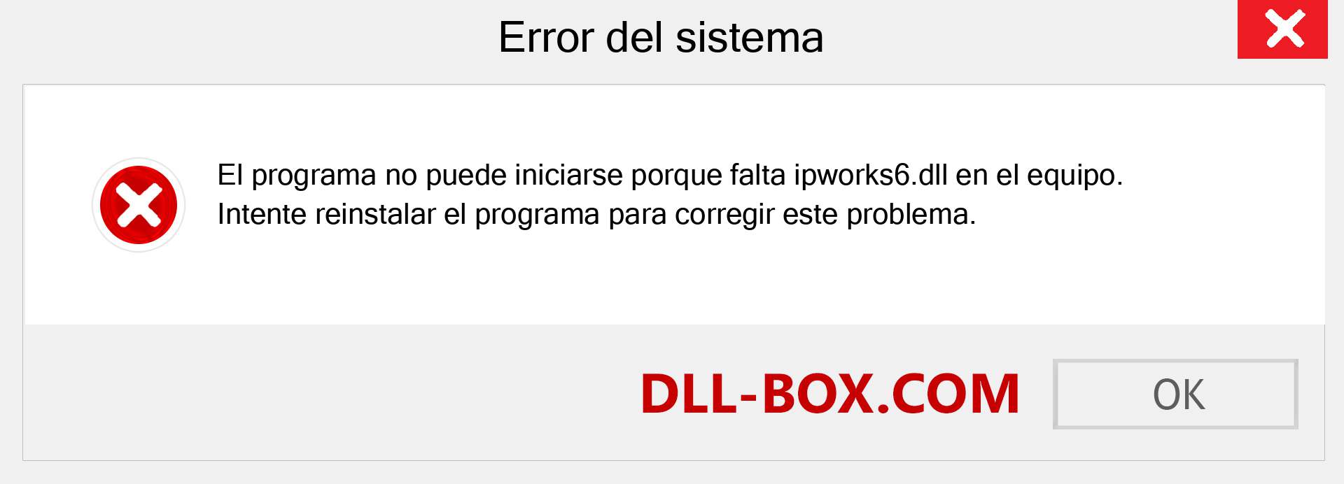 ¿Falta el archivo ipworks6.dll ?. Descargar para Windows 7, 8, 10 - Corregir ipworks6 dll Missing Error en Windows, fotos, imágenes